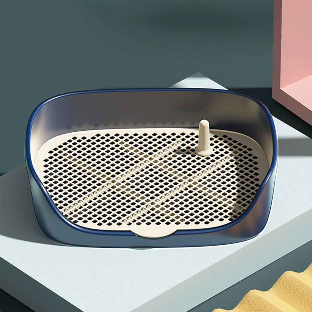 Pet Dog Toilet for Cat Portable Indoor Outdoor with Protection Wall Training Pad Holder Lavatory Basin Litter Box Trainer Corne