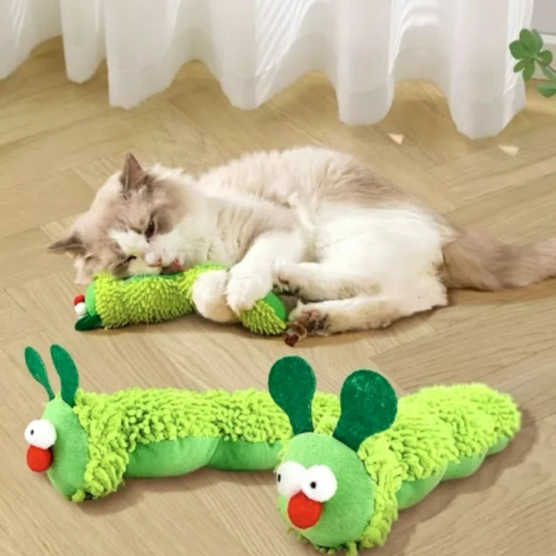 Pet Plush Cat Toy Self-Pleasure Amusing Boredom Relief Scratch Bite Resistant Small Animal Playtime Accessory