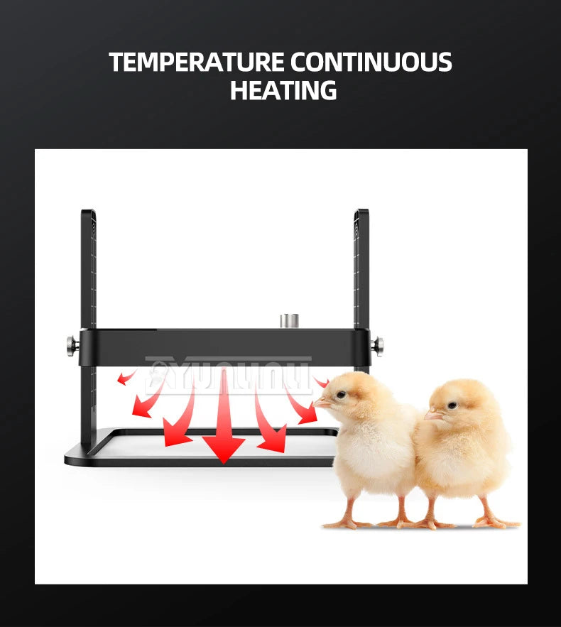 Plaque chauffante pour animaux de compagnie à température réglable, radiateur de conception pour poulets, chiens, chats, oiseaux 2025 NOUVEAU