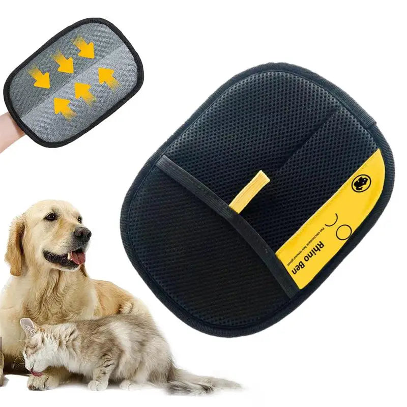 Tierhaarentferner Elektrostatische Handschuhe, 2025 Neu Haarentfernungshandschuh für Katzen & Hunde