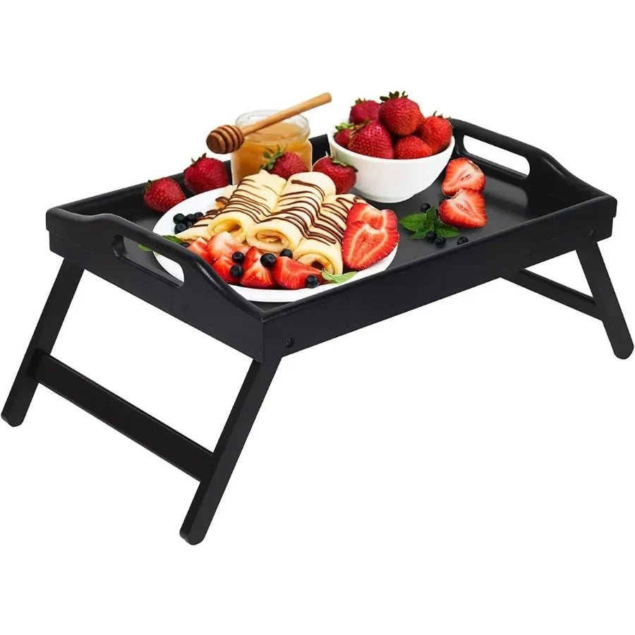 Dessert-Klapptablett Schlafzimmer-Lesetisch Büro-Frühstücksteetablett Multifunktionales Lesepult Boden-Computertischplatte
