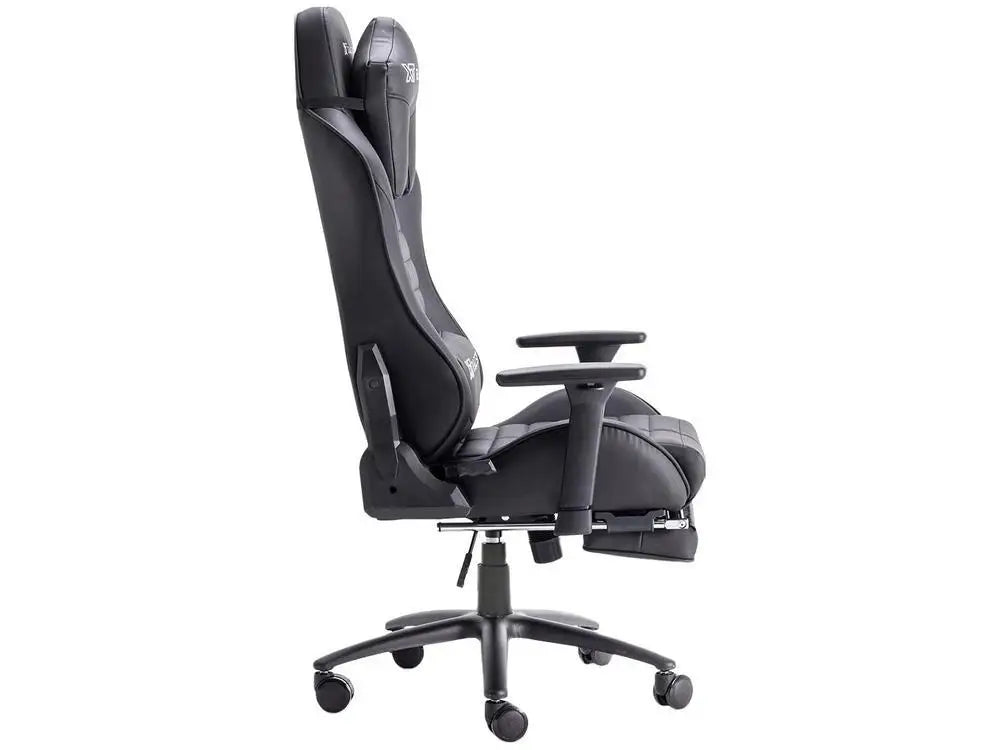 Gaming Stuhl XT Racer Liegend Drehbar Schwarz Platin W Serie