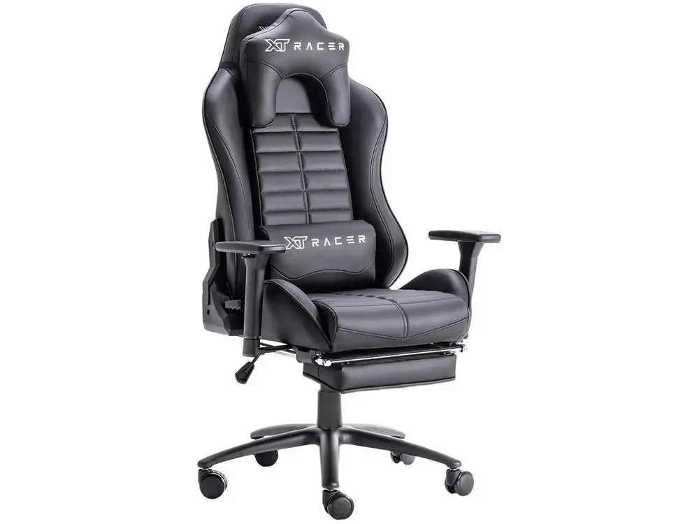 Gaming Stuhl XT Racer Liegend Drehbar Schwarz Platin W Serie
