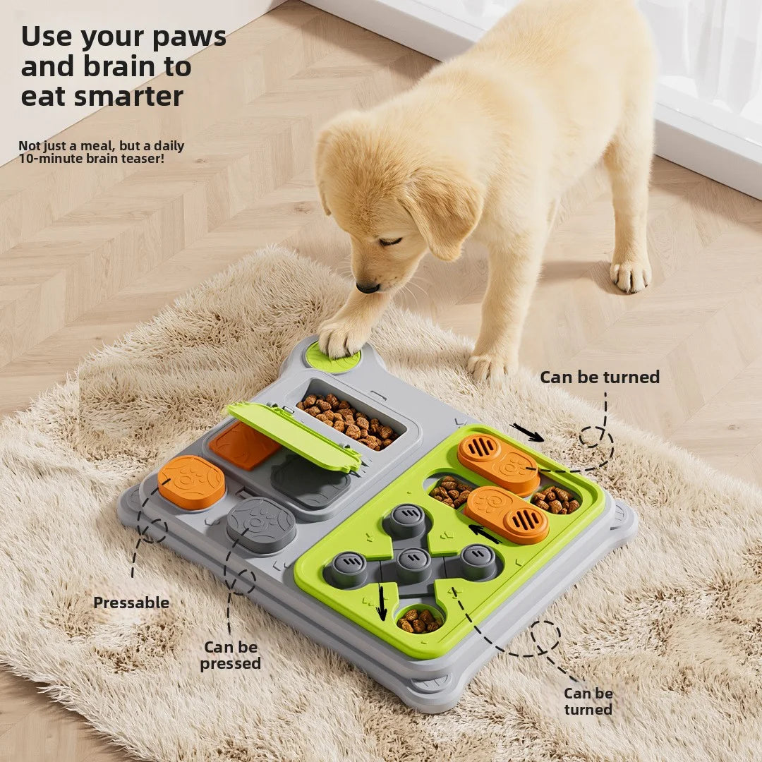 Jouet Distributeur de Friandises Interactif pour Animaux : Conçu pour l'Entraînement de l'IQ des Chiens de Petite à Moyenne Taille, Nouveauté.