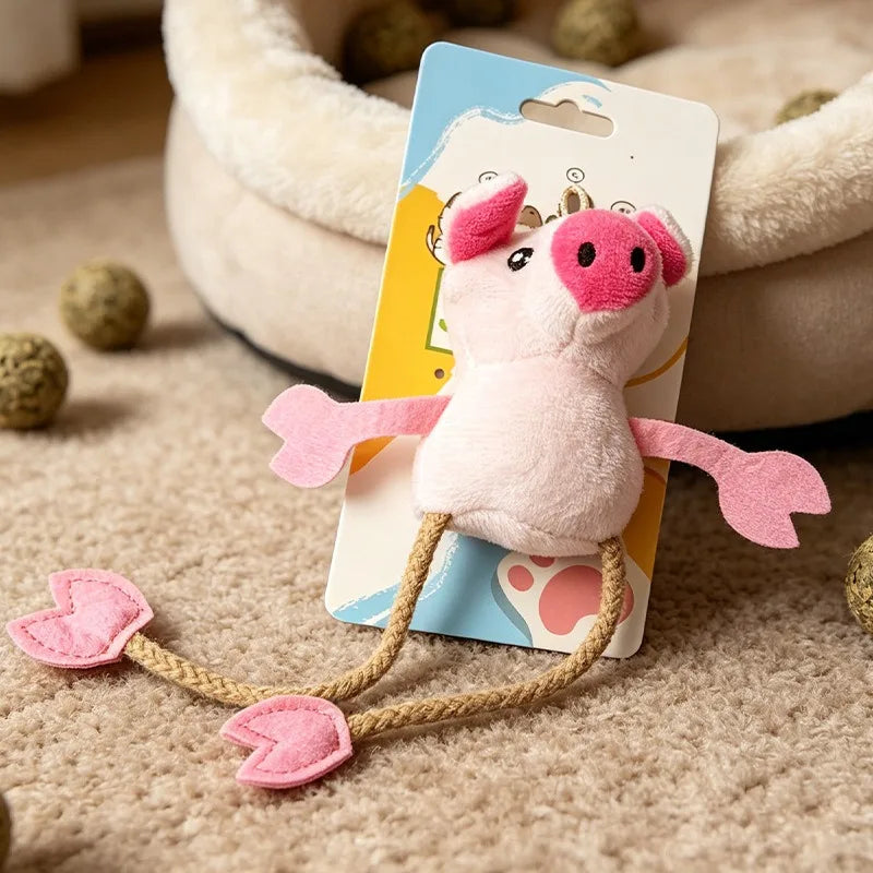 Katzen-Hundespielzeug, interaktives Plüschschwein, Haustierprodukte, großes und kleines Hundekauspielzeug, quietschendes Welpenbeißspielzeug, Zahnreinigung, Haustierbedarf