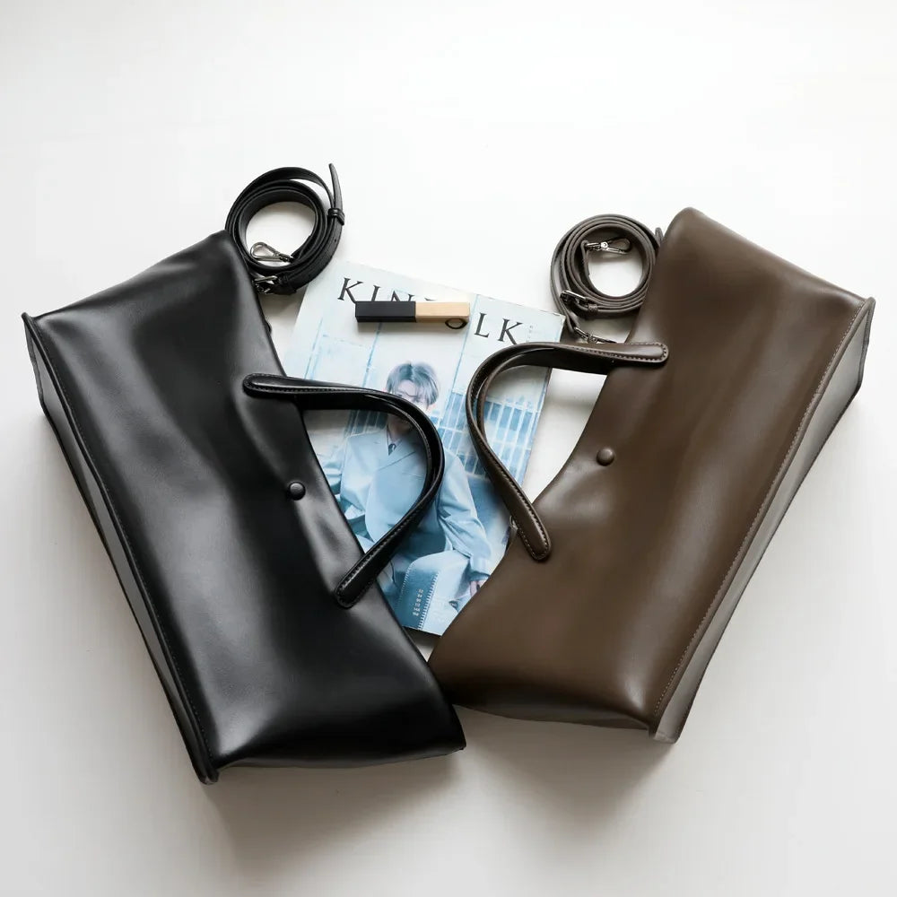 2026 New Summer Genuine Leather Casual Totes High Quality Women Shoulder Crossbody Bags Ladies Large Commute Handbags Coffee