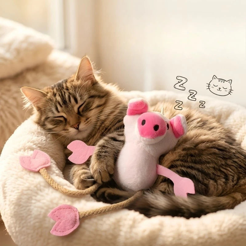 Katzen-Hundespielzeug, interaktives Plüschschwein, Haustierprodukte, großes und kleines Hundekauspielzeug, quietschendes Welpenbeißspielzeug, Zahnreinigung, Haustierbedarf
