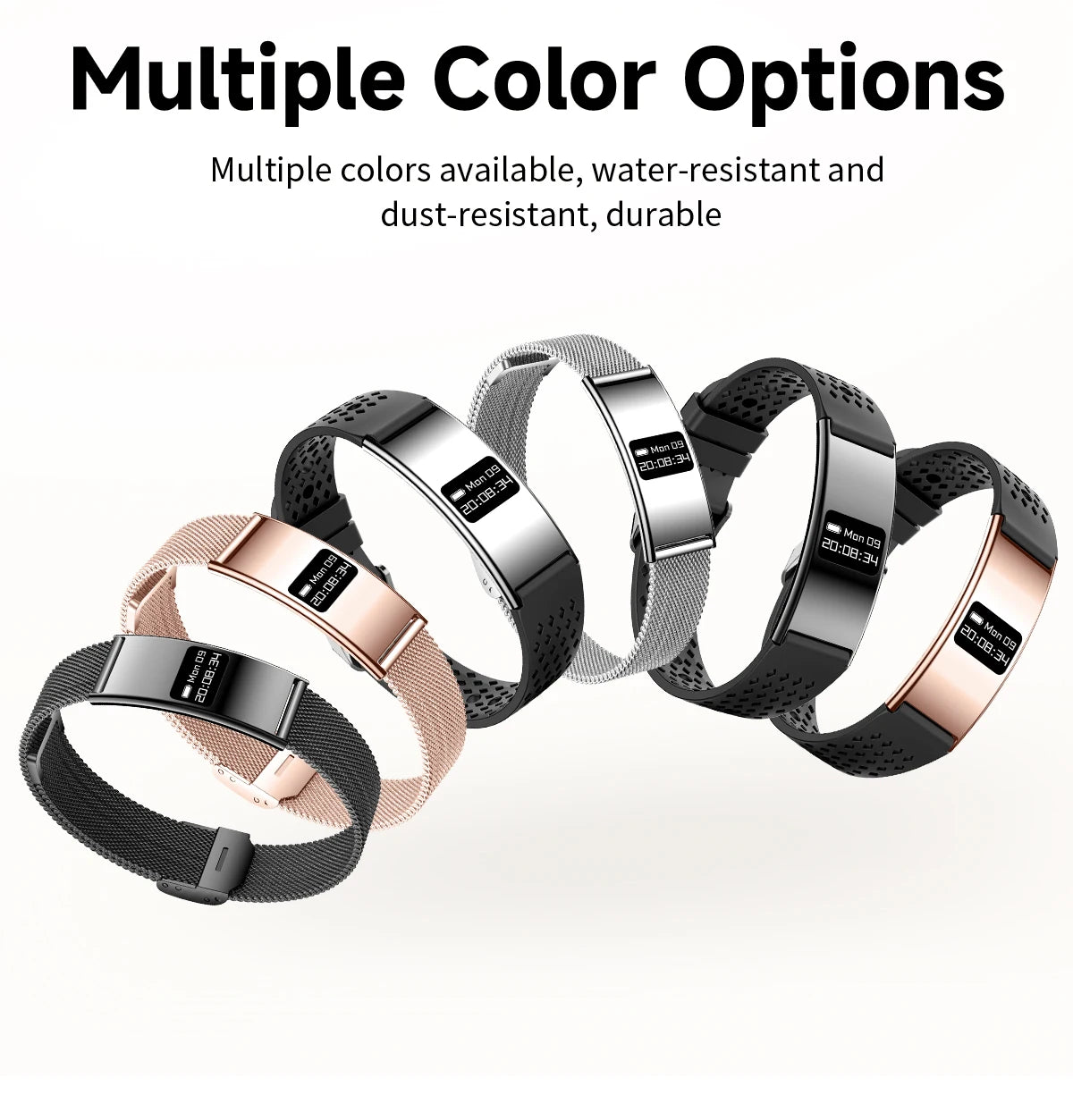 LIGE Bracelet Ultra-mince Sport Fitness Tracker Santé Smart Bracelet Podomètre Moniteur de Fréquence Cardiaque Montre Intelligente Rappel d'Appel