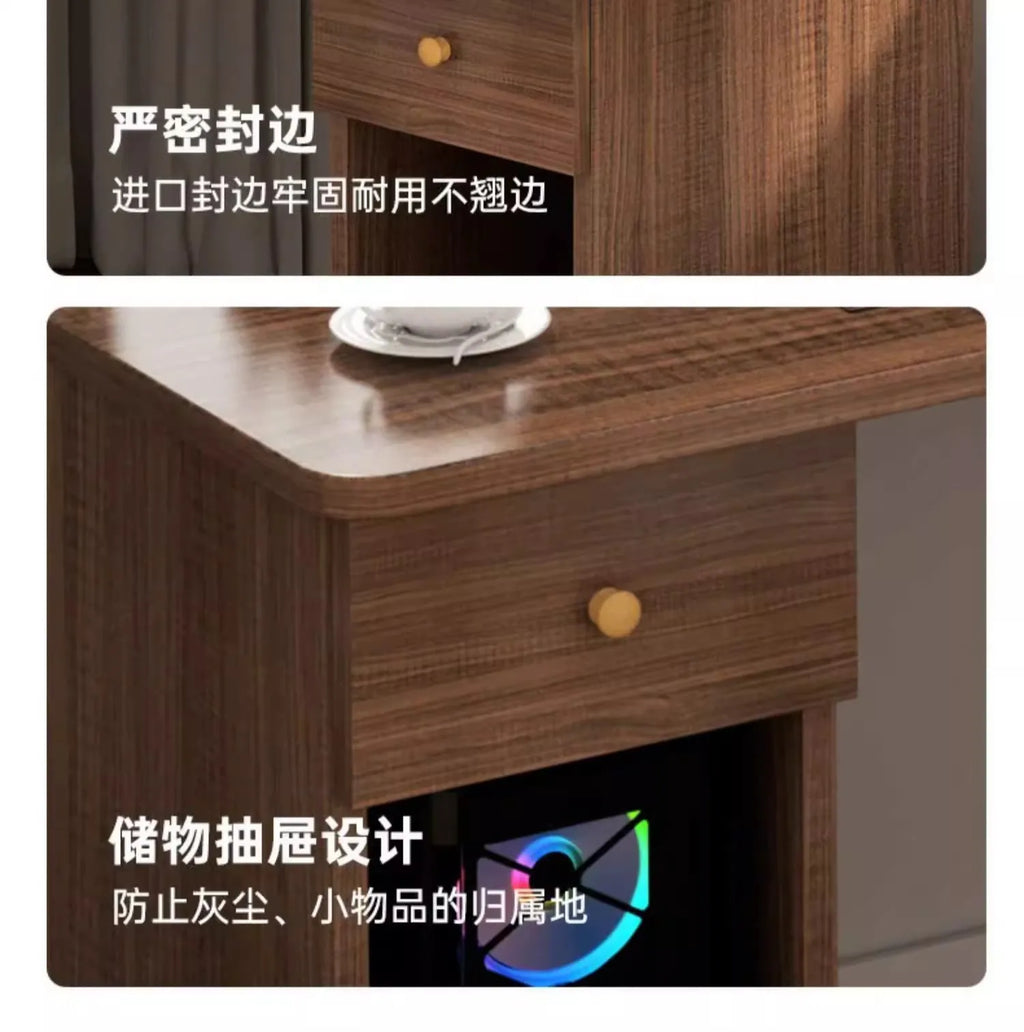 Large Computer Desk Bookshelf Corner Desks Home Desktop Computer Table L-shaped Long Writing Desks Double E-sports Gaming Table