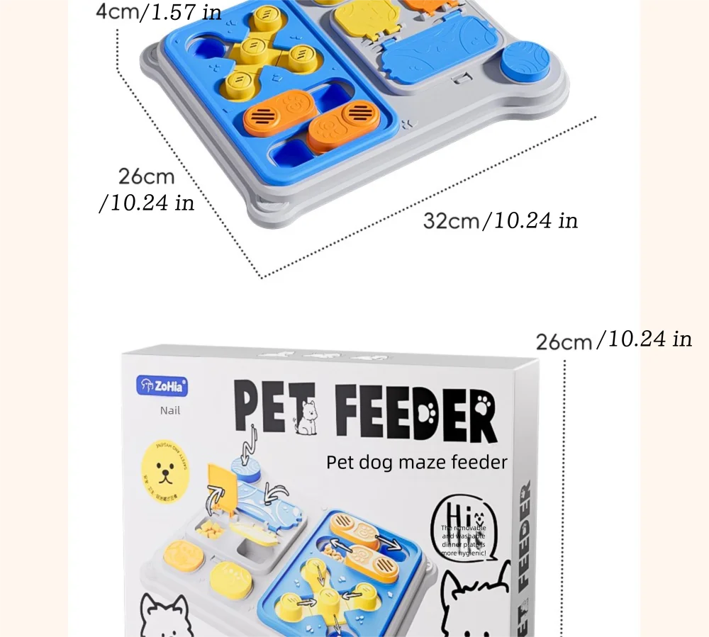 Jouet Distributeur de Friandises Interactif pour Animaux : Conçu pour l'Entraînement de l'IQ des Chiens de Petite à Moyenne Taille, Nouveauté.