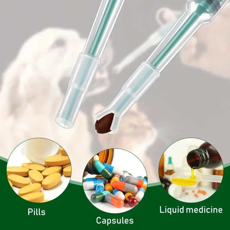Haustier-Medikamentenspender, Pressfutterstab für Katzen und Hunde, zum Einnehmen von Tabletten, Pillen, Medikamentenartefakten, Haustierkrankenpflege