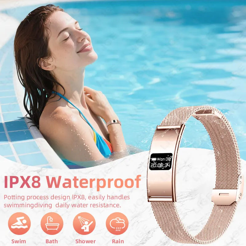 LIGE Bracelet Ultra-mince Sport Fitness Tracker Santé Smart Bracelet Podomètre Moniteur de Fréquence Cardiaque Montre Intelligente Rappel d'Appel