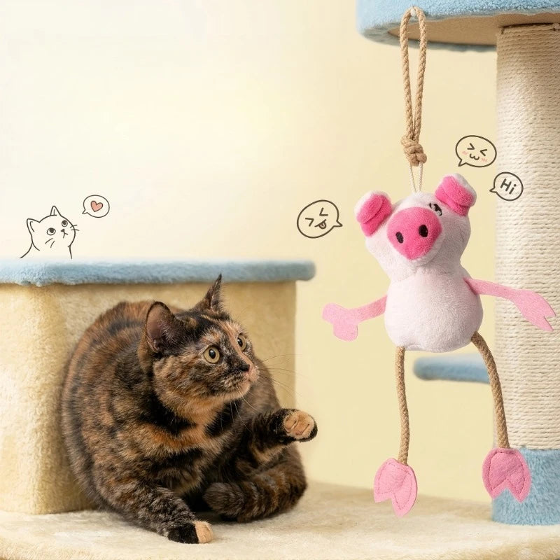 Katzen-Hundespielzeug, interaktives Plüschschwein, Haustierprodukte, großes und kleines Hundekauspielzeug, quietschendes Welpenbeißspielzeug, Zahnreinigung, Haustierbedarf