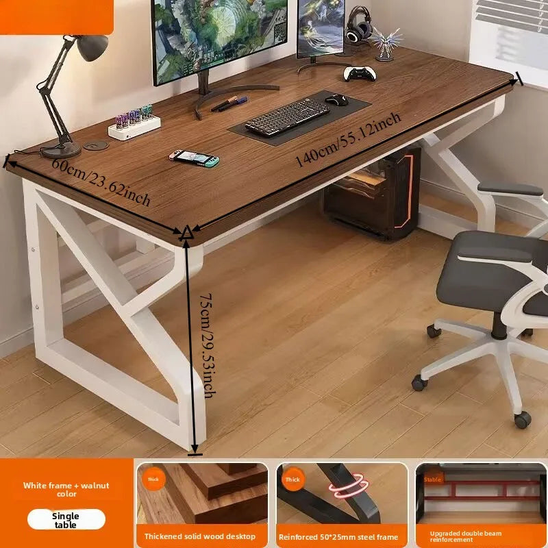 Computertischmöbel für Home Office, Gaming-Schreibtisch, Workstation, Studiertisch mit mehreren Größenoptionen, moderne Wohnmöbel