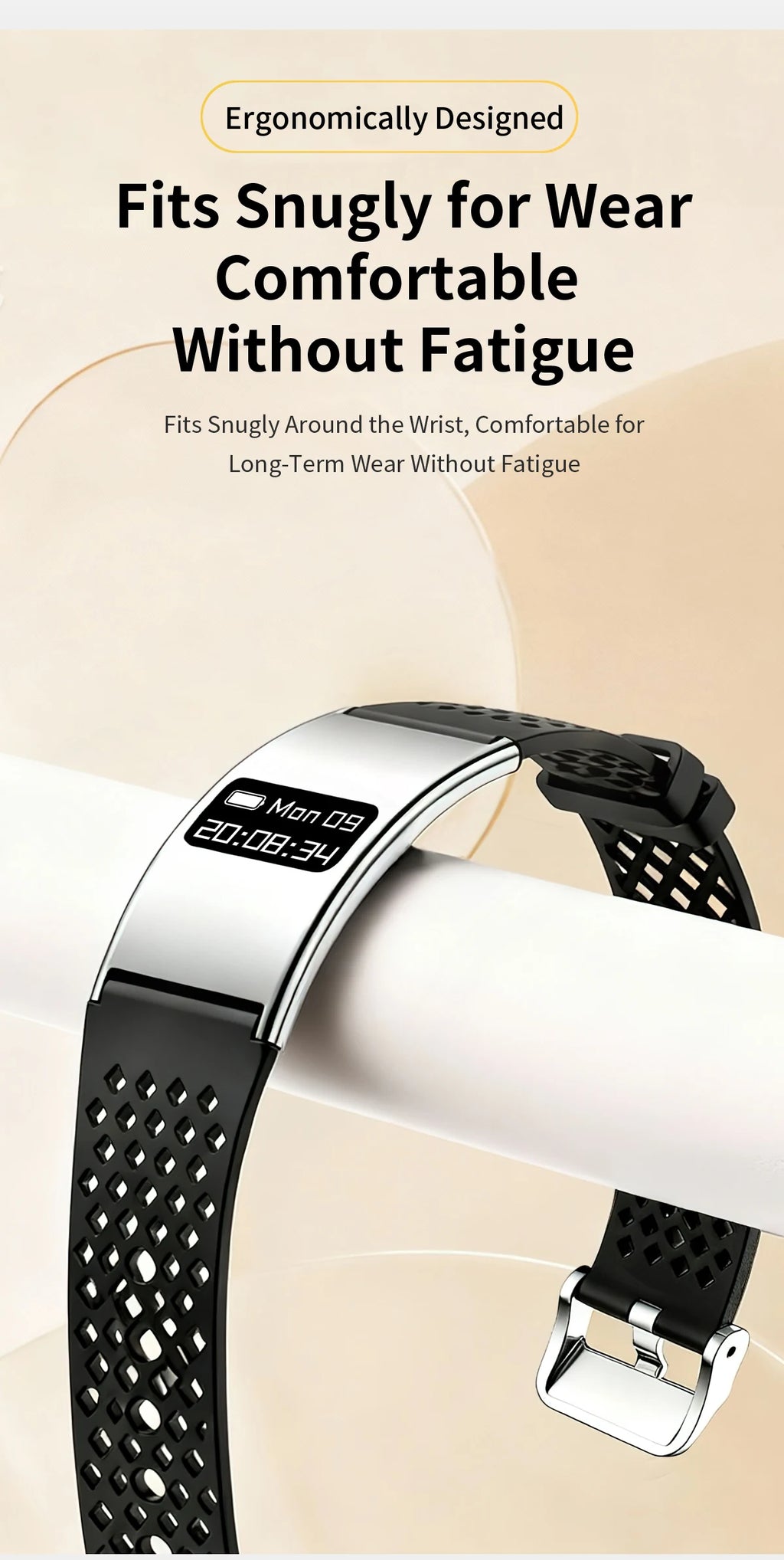 LIGE Bracelet Ultra-mince Sport Fitness Tracker Santé Smart Bracelet Podomètre Moniteur de Fréquence Cardiaque Montre Intelligente Rappel d'Appel