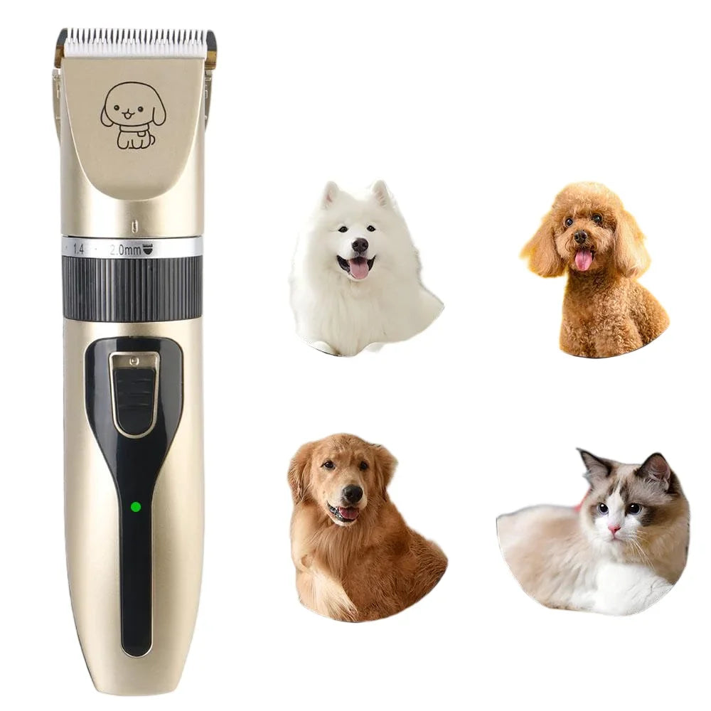 Elektrische Tierhaarschneidemaschine zum Rasieren von Hunden und Katzen; Tierhaartrimmer; elektrischer Schönheitsrasierer.