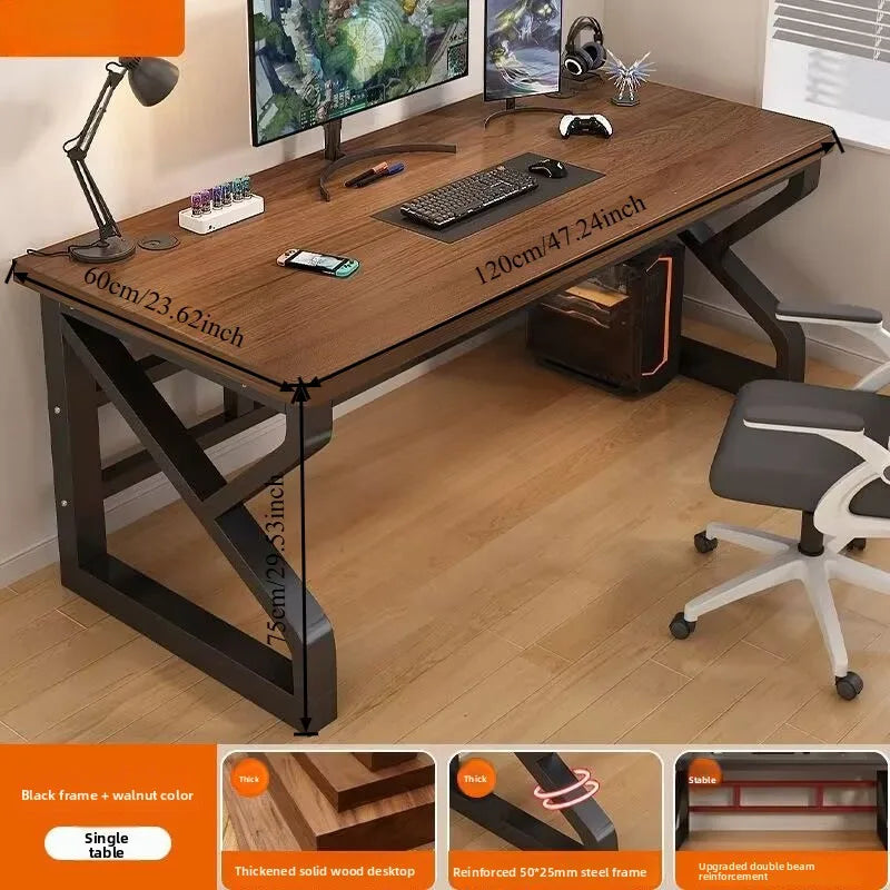 Computertischmöbel für Home Office, Gaming-Schreibtisch, Workstation, Studiertisch mit mehreren Größenoptionen, moderne Wohnmöbel