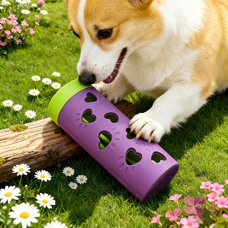 Haustier Slow Feeder Leckerli-Spender Interaktives, abnehmbares, bissfestes Kauspielzeug für Hunde und Katzen zur geistigen Stimulation im Innen- und Außenbereich