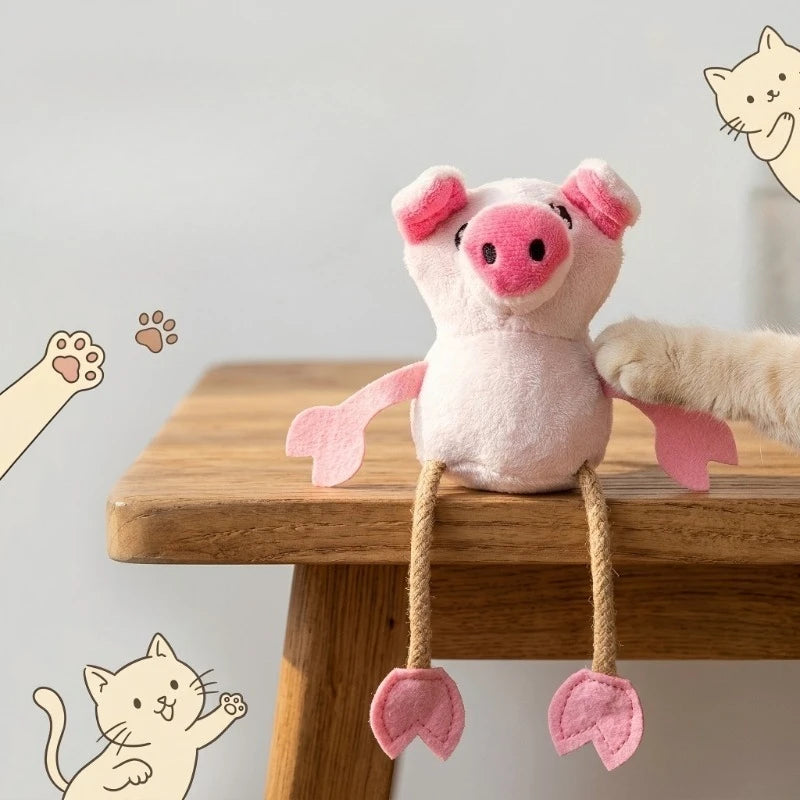 Katzen-Hundespielzeug, interaktives Plüschschwein, Haustierprodukte, großes und kleines Hundekauspielzeug, quietschendes Welpenbeißspielzeug, Zahnreinigung, Haustierbedarf