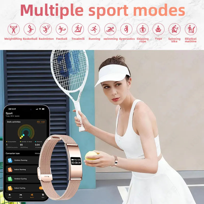 LIGE Bracelet Ultra-mince Sport Fitness Tracker Santé Smart Bracelet Podomètre Moniteur de Fréquence Cardiaque Montre Intelligente Rappel d'Appel