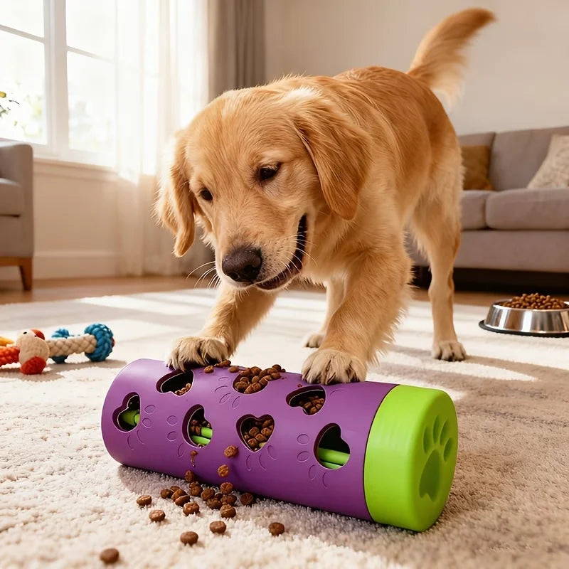 Haustier Slow Feeder Leckerli-Spender Interaktives, abnehmbares, bissfestes Kauspielzeug für Hunde und Katzen zur geistigen Stimulation im Innen- und Außenbereich