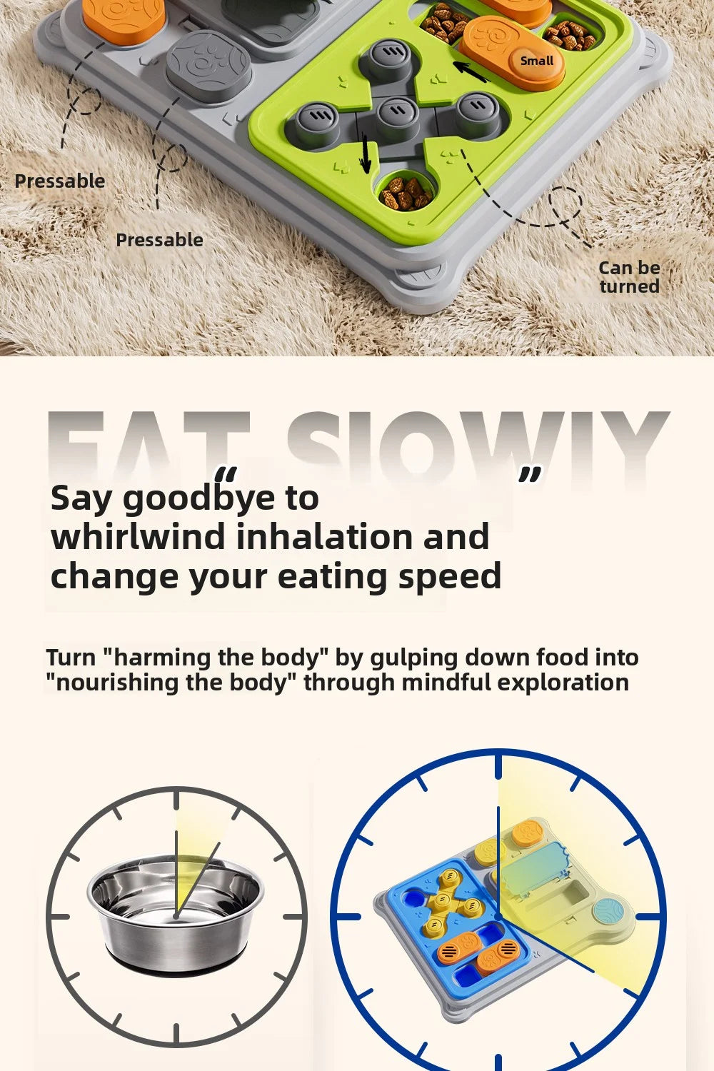 Jouet Distributeur de Friandises Interactif pour Animaux : Conçu pour l'Entraînement de l'IQ des Chiens de Petite à Moyenne Taille, Nouveauté.