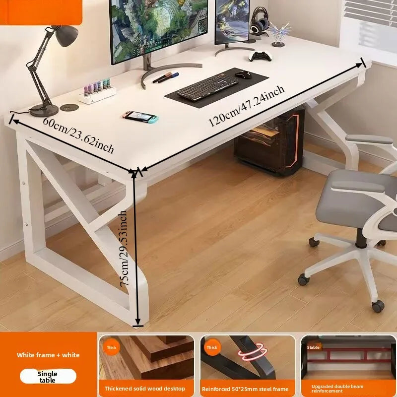 Computertischmöbel für Home Office, Gaming-Schreibtisch, Workstation, Studiertisch mit mehreren Größenoptionen, moderne Wohnmöbel