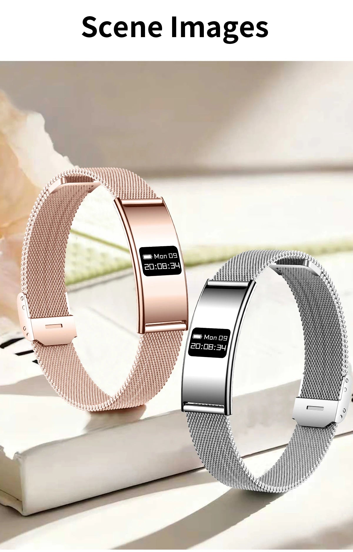 LIGE Bracelet Ultra-mince Sport Fitness Tracker Santé Smart Bracelet Podomètre Moniteur de Fréquence Cardiaque Montre Intelligente Rappel d'Appel
