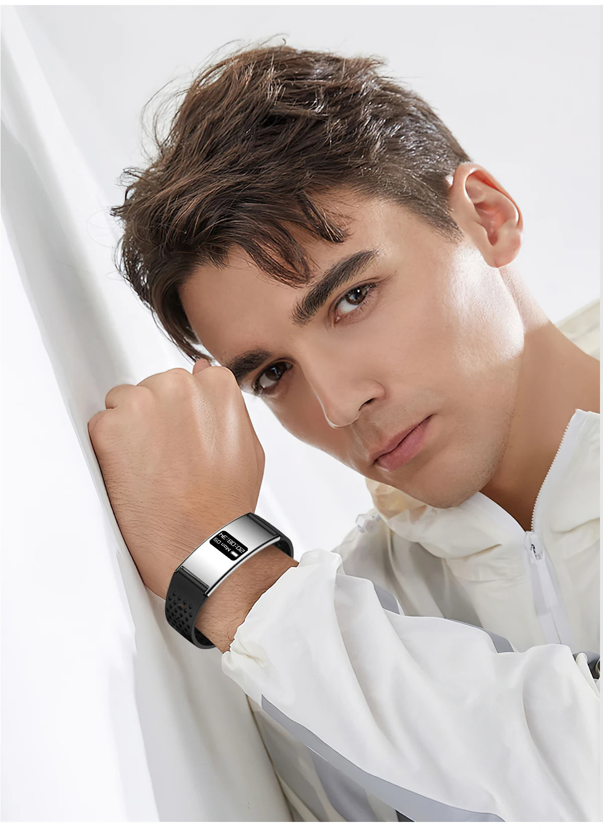 LIGE Bracelet Ultra-mince Sport Fitness Tracker Santé Smart Bracelet Podomètre Moniteur de Fréquence Cardiaque Montre Intelligente Rappel d'Appel