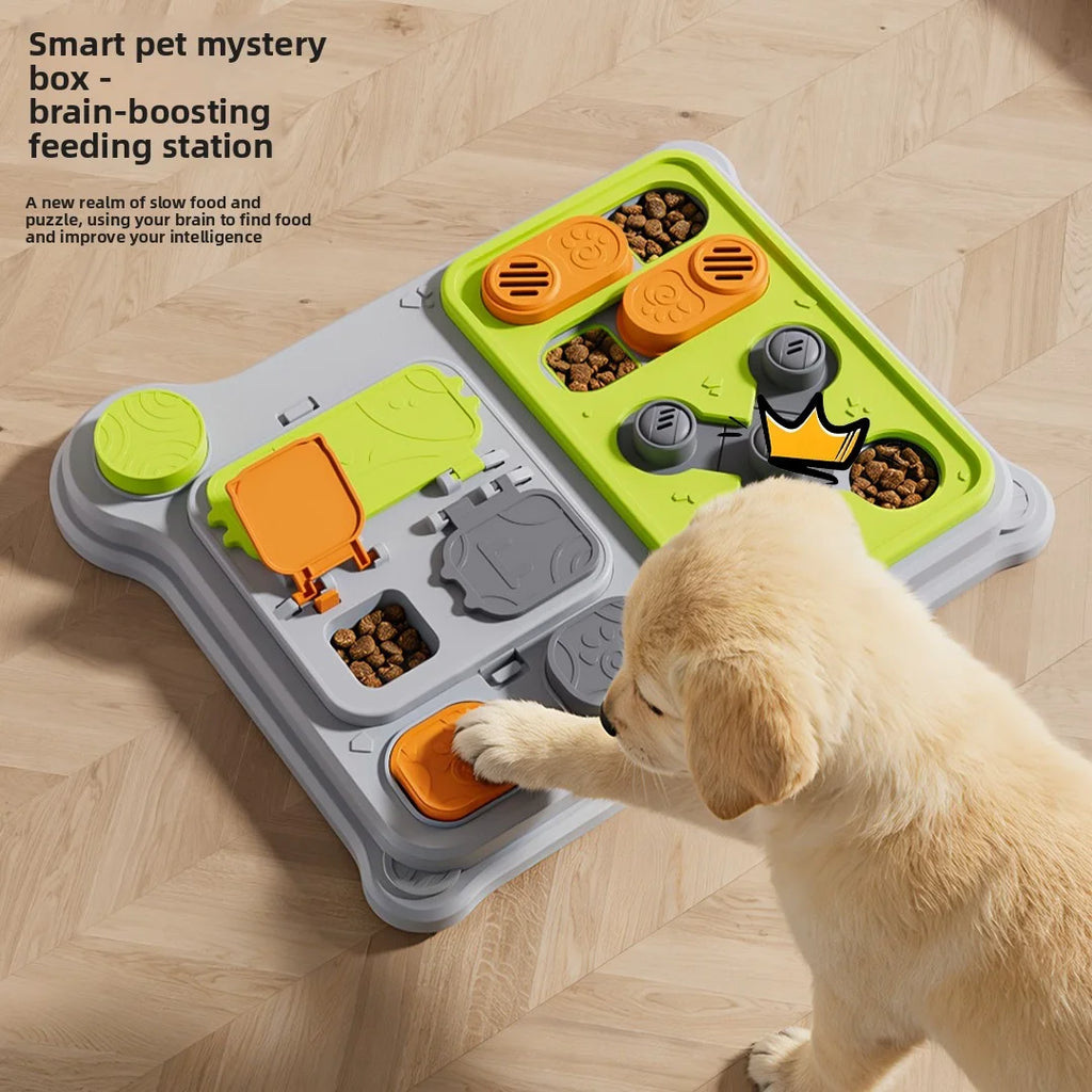 Jouet Distributeur de Friandises Interactif pour Animaux : Conçu pour l'Entraînement de l'IQ des Chiens de Petite à Moyenne Taille, Nouveauté.