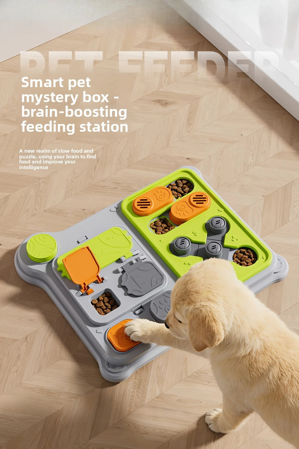 Jouet Distributeur de Friandises Interactif pour Animaux : Conçu pour l'Entraînement de l'IQ des Chiens de Petite à Moyenne Taille, Nouveauté.