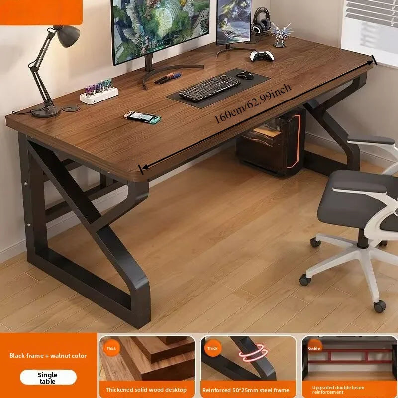 Computertischmöbel für Home Office, Gaming-Schreibtisch, Workstation, Studiertisch mit mehreren Größenoptionen, moderne Wohnmöbel