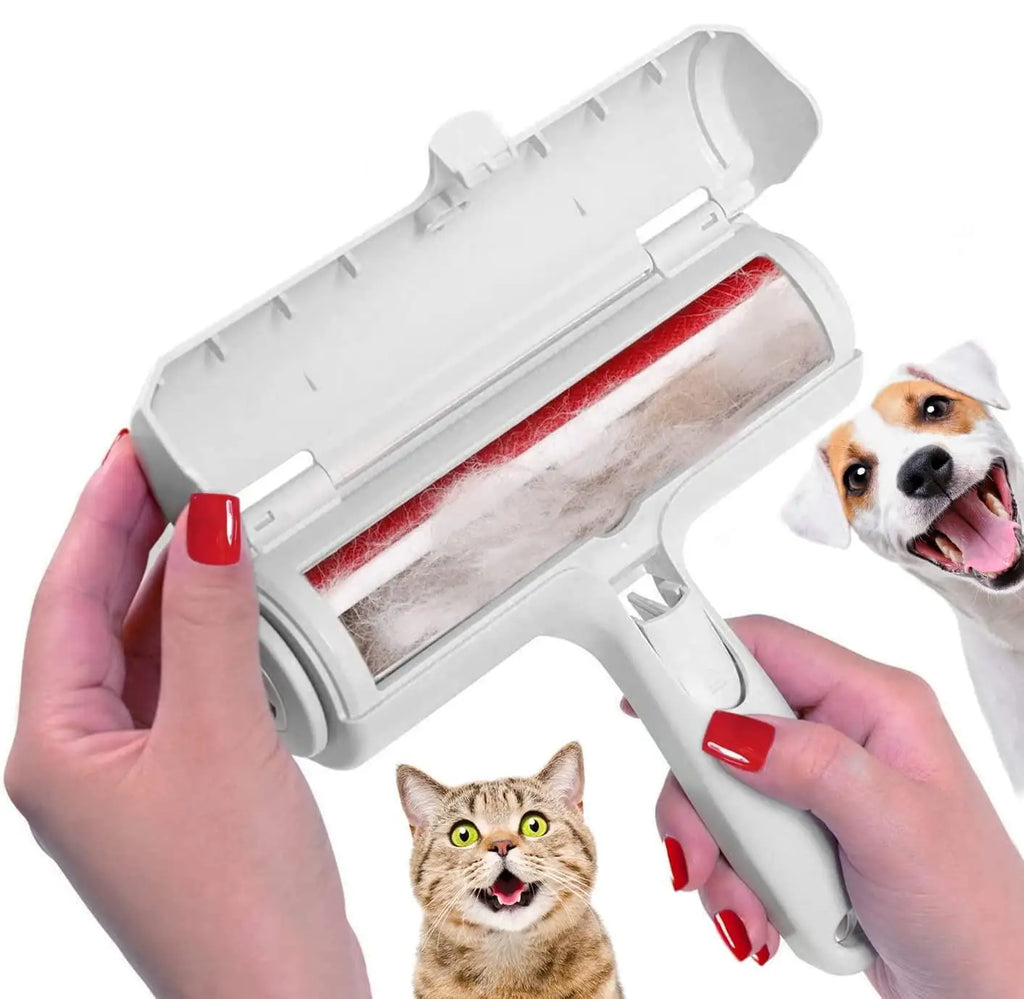Tierhaarentferner-Roller – Hunde- & Katzenfellentferner mit Selbstreinigungsbasis – Effizientes Tierhaarentfernungsgerät – Perfekt für Möbel