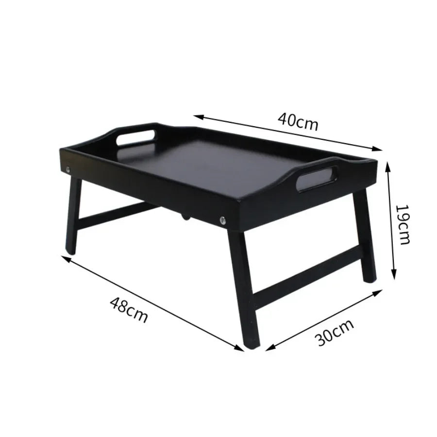 Dessert-Klapptablett Schlafzimmer-Lesetisch Büro-Frühstücksteetablett Multifunktionales Lesepult Boden-Computertischplatte